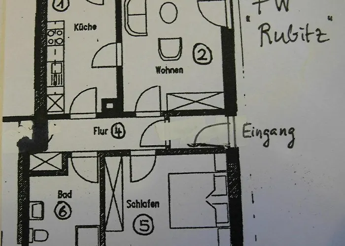 아파트 Ferienwohnung Rubitz Rubitz